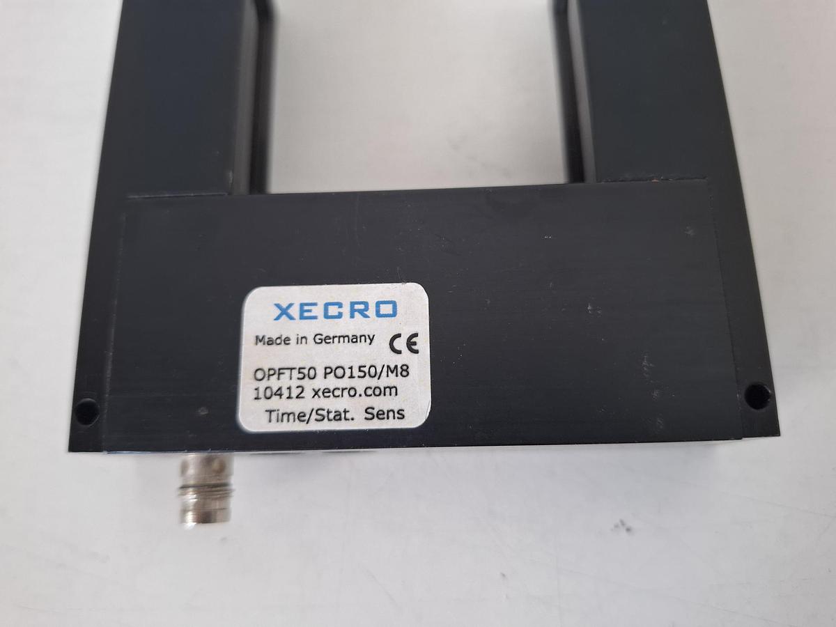 Optischer Rahmen / Sensor, 50 x 45mm, OPFT50 PO150/M8 10412, Xecro, neuwertig