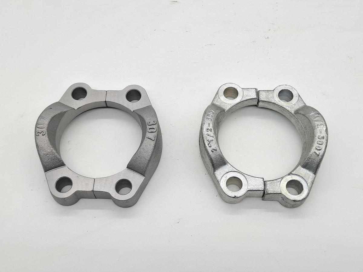 4 Flanschhälftenpaare (8 Teile), SAE 2 1/2", 3000PSI, St verz., , neu