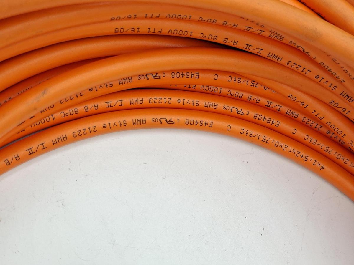 Motorleitung, Leistungskabel, 30m, 00.S4.019-0030, KEB, neu