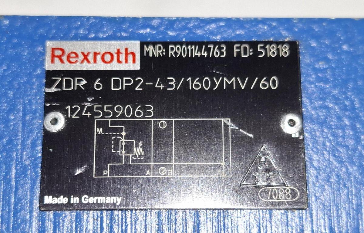Druckreduzierventil, R901144763, ZDR6DP2-43/160YMV/60, Rexroth, neuwertig