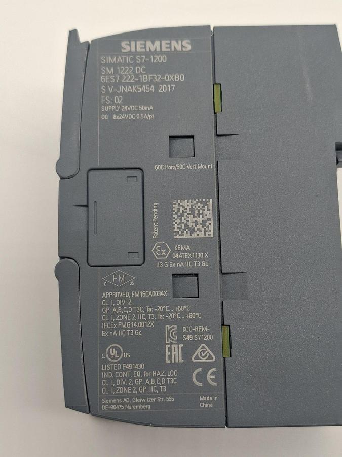 Gebraucht Simatic S7-1200, SM1222, 6ES7 222-1BF32-0XB0, Siemens, gebraucht-Funktionszusicherung