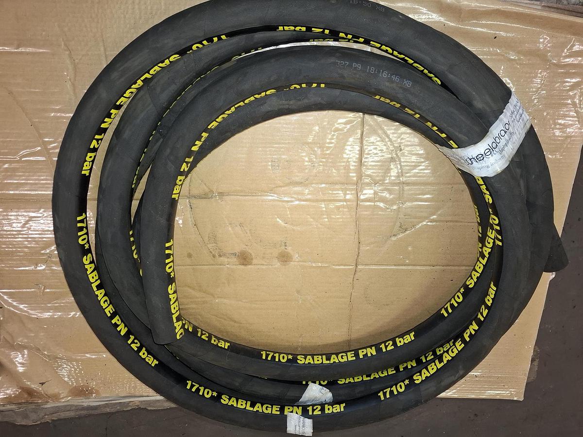 9m Sandstrahlschlauch, PN12bar 1710 Sablage DN30, , neuwertig -60%