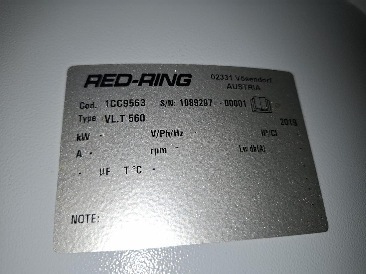 Industrie Rohrventilator mit Zubehör, D560mm, TGT 560-4D + .., Red Ring, neu -40%