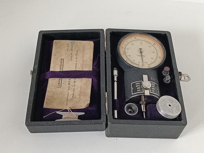 Gebraucht Sammlerstück, alter mechanischer Drehzahlmesser, Baujahr 1949, HT8, Jutger, gebraucht