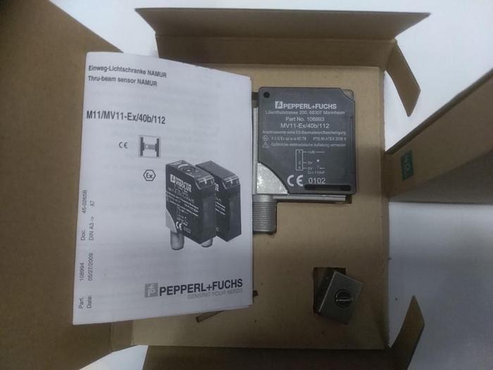 Einweg Lichtschranke M11/MV11-Ex/40b/112, Pepperl und Fuchs, neu