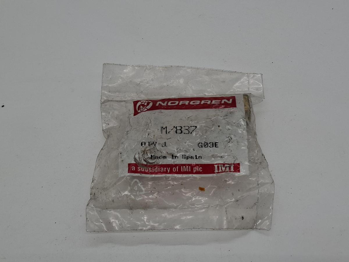 Drossel Rückschlagventil, G1/4", M/837, Norgren, neu