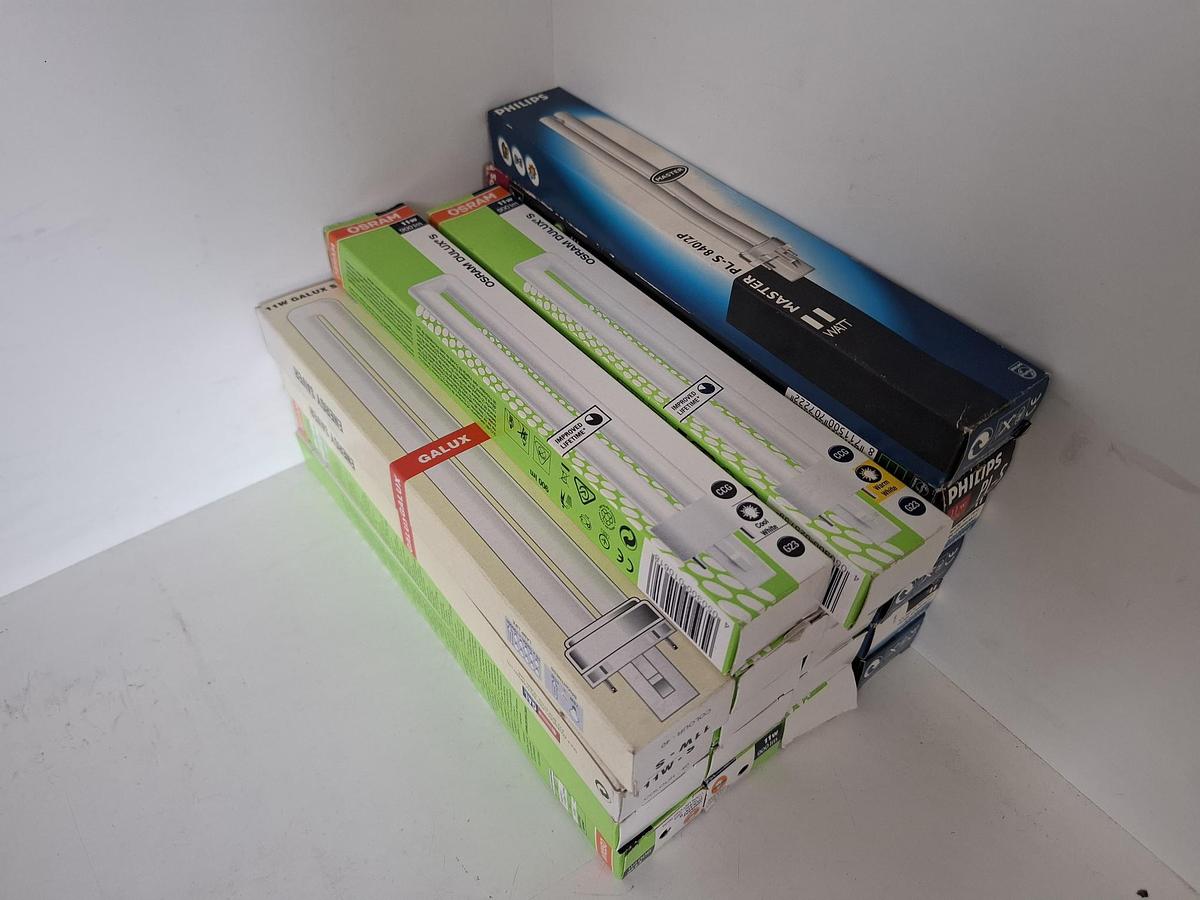 20 Stück Kompaktleuchtstofflampen, Dulux S 11W, Osram, neu