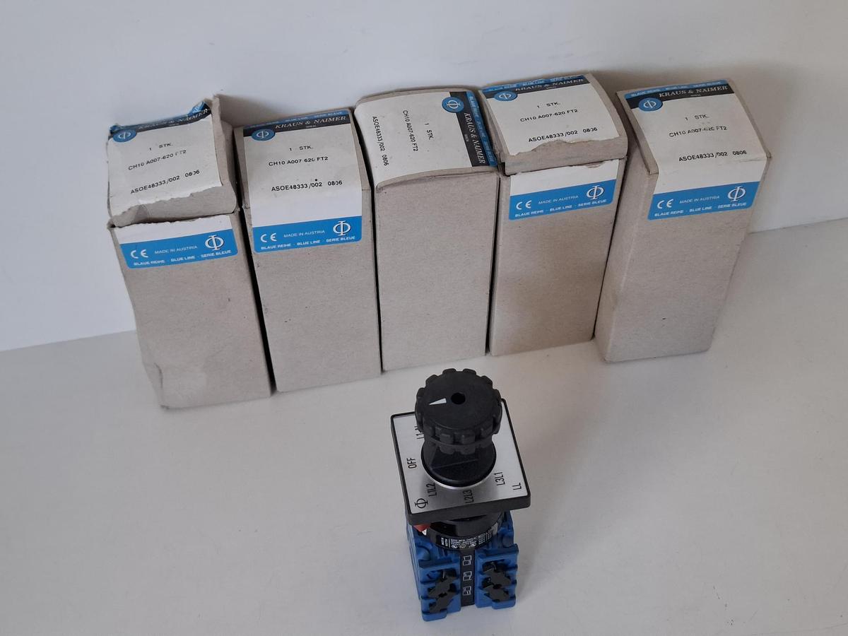 Nockenschalter, CH10 A007-620 FT2, Kraus & Naimer, neuwertig