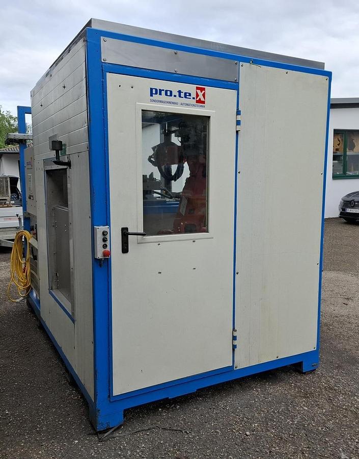 Gebraucht Komplette Bearbeitungszelle mit Roboter und …, RB4400 SC…, ABB, gebraucht