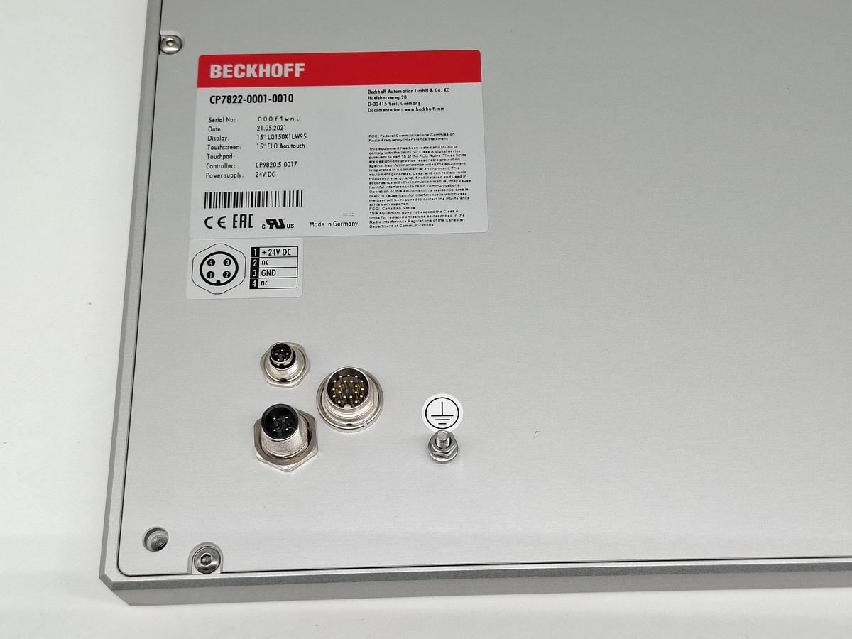 Touch panel, Control panel CP7822-0001-0010, Beckhoff, neu