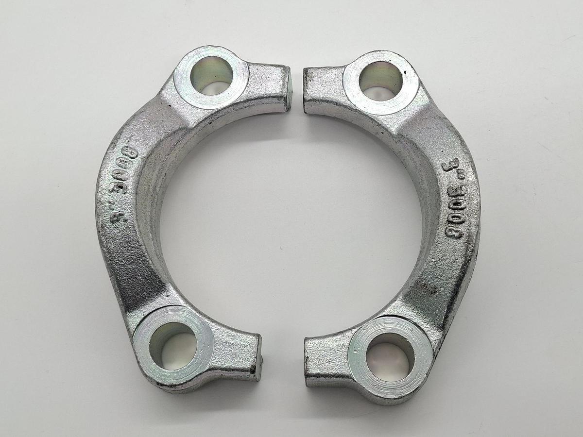 5 Flanschhälftenpaare (10 Teile), SAE 3", 3000PSI, St verz., , neu