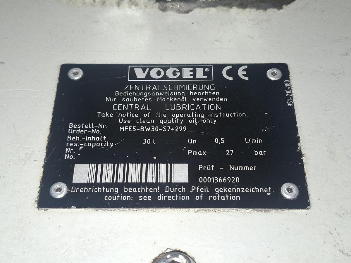 Gebraucht Zentrale Öl- und Fettschmieranlage, MFE5-BW30 + KFG1-5W2 Vogel, gebraucht