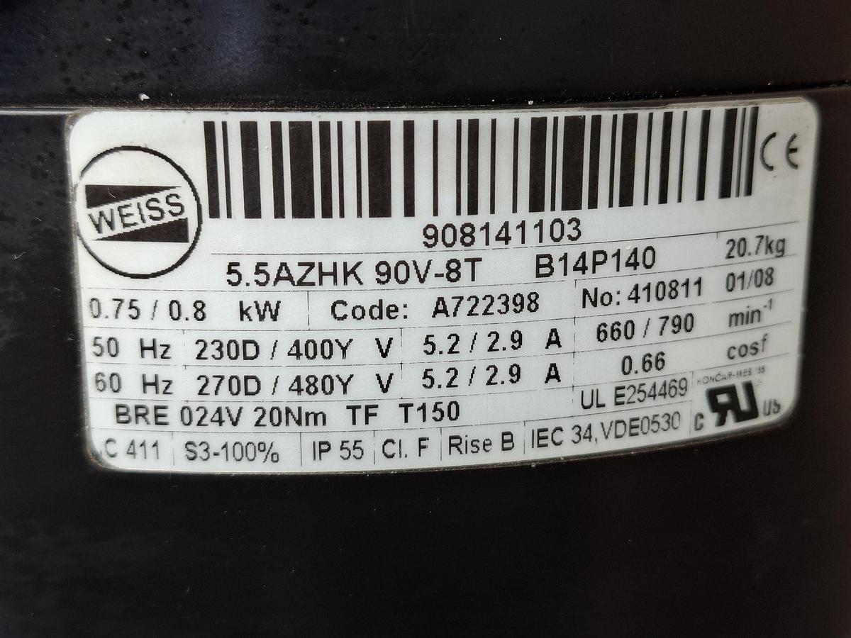 Rundschalttisch, Positioniertisch, TC 700 T, Weiss, neuwertig