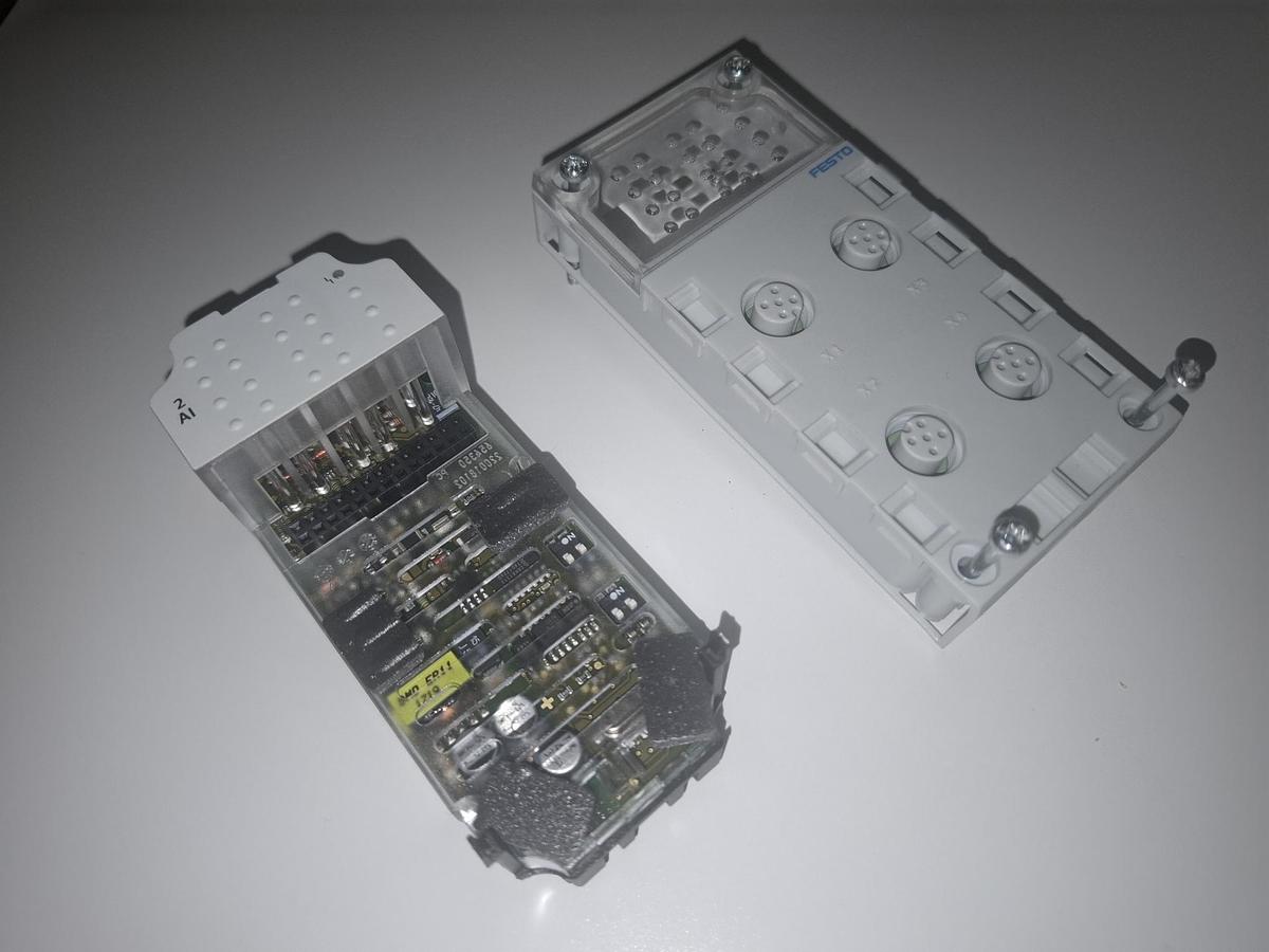 Analogmodul + Anschlussblock, 526168 + 195704, Original Festo, neu