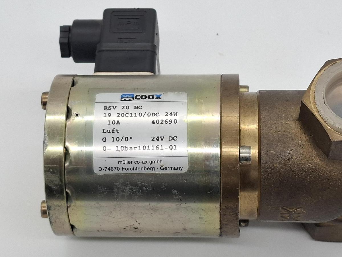 Lateralventil, RSV 20 NC, Coax, neu