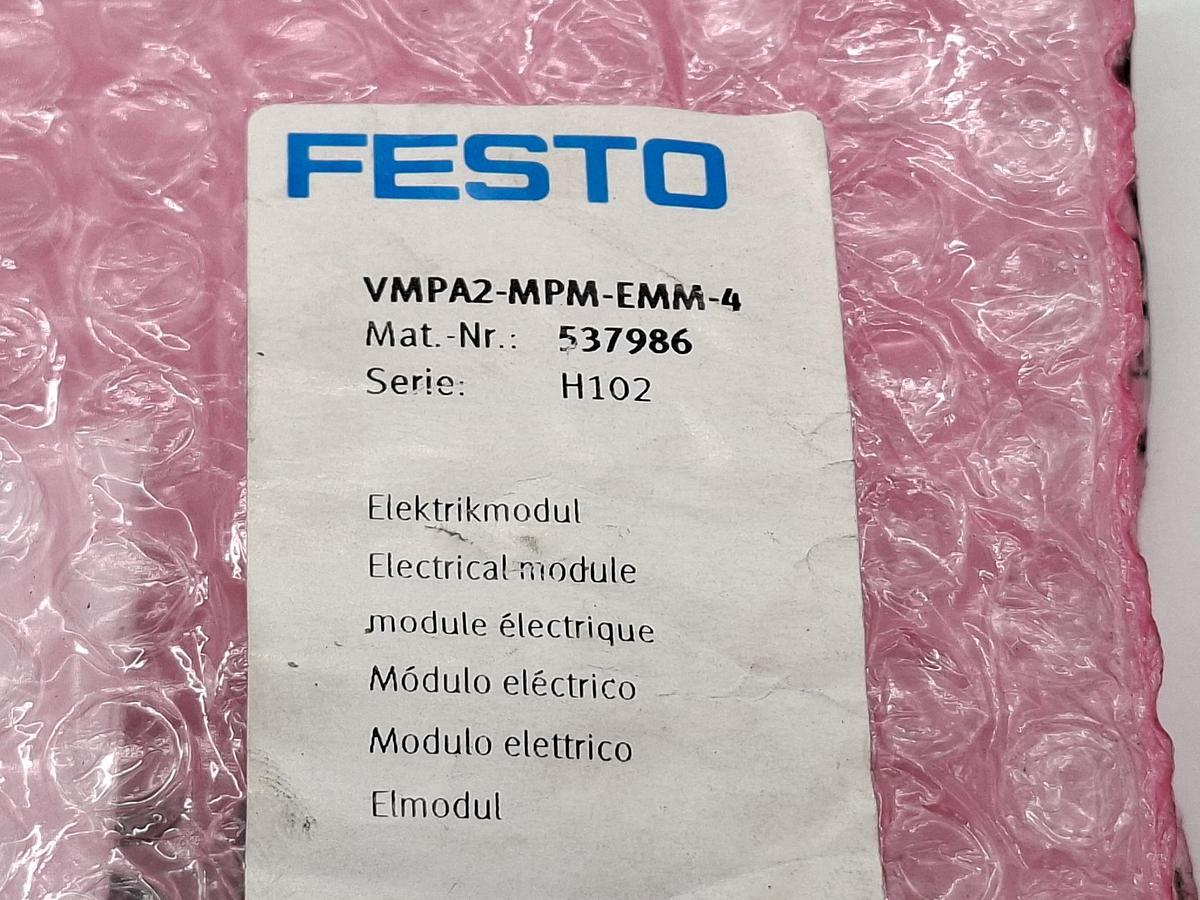 Elektrikmodul, 537986, VMPA2-MPM-EMM-4, Festo, neu