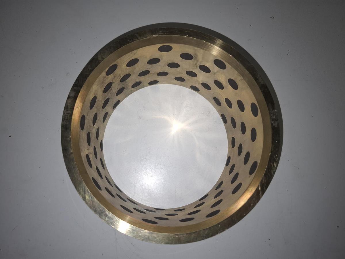 Gleitlagerbuchse aus Bronze mit Graphiteinsätzen, D185/D160, , neu