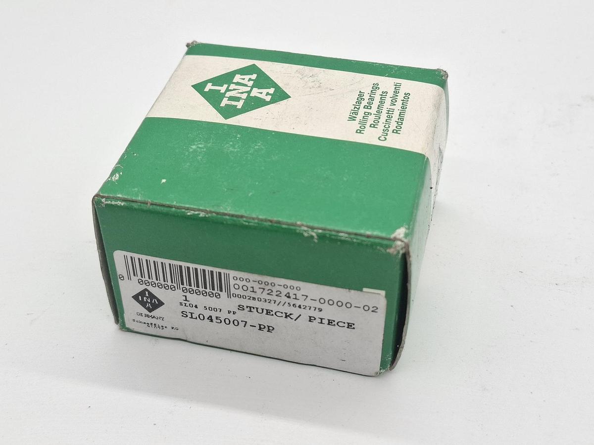 1 Stück Zylinderrollenlager, SL045007-PP, INA, neu