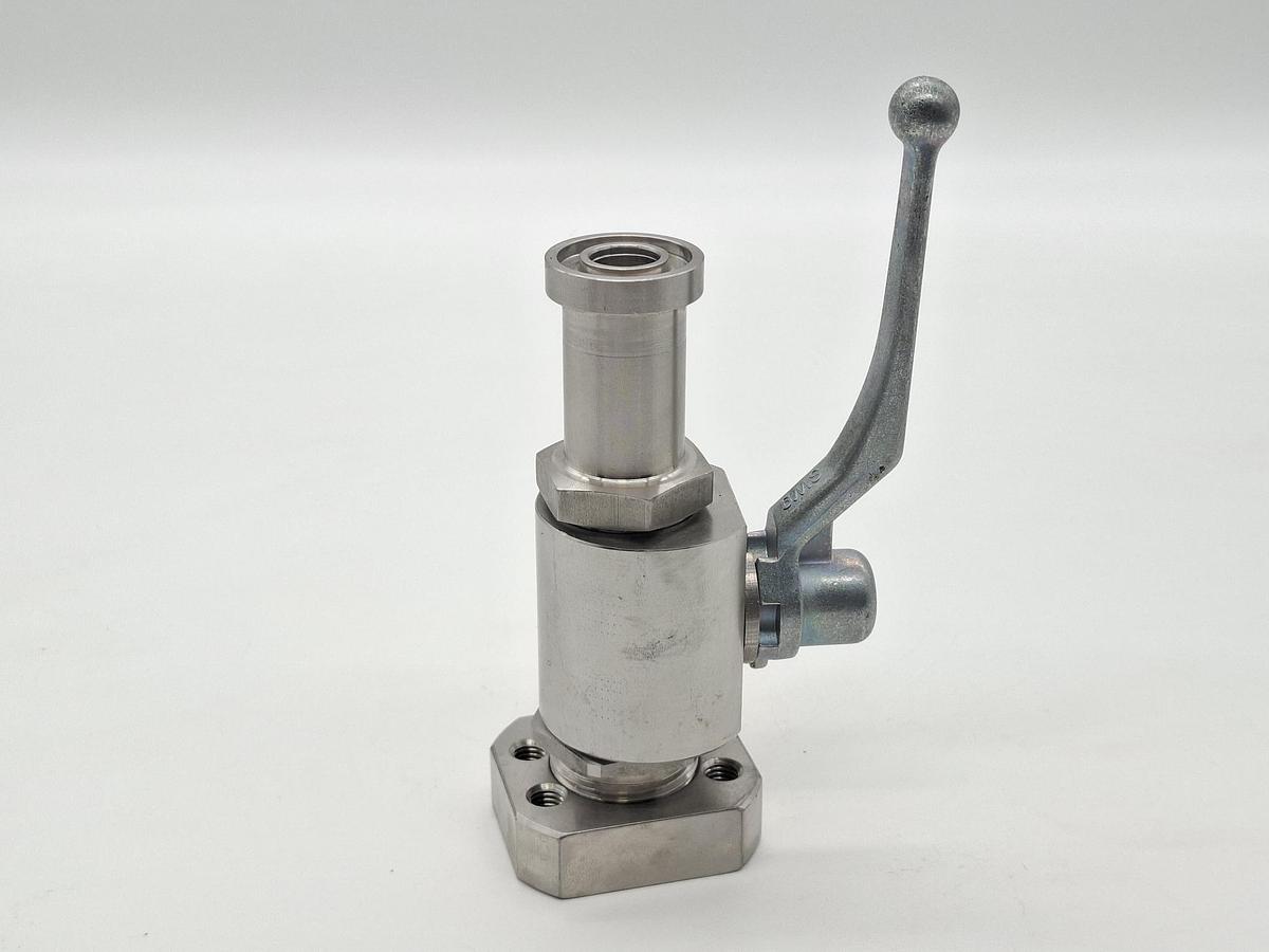 Edelstahl Kugelhahn, RKH DN13 SAE D/S, Pister, neu