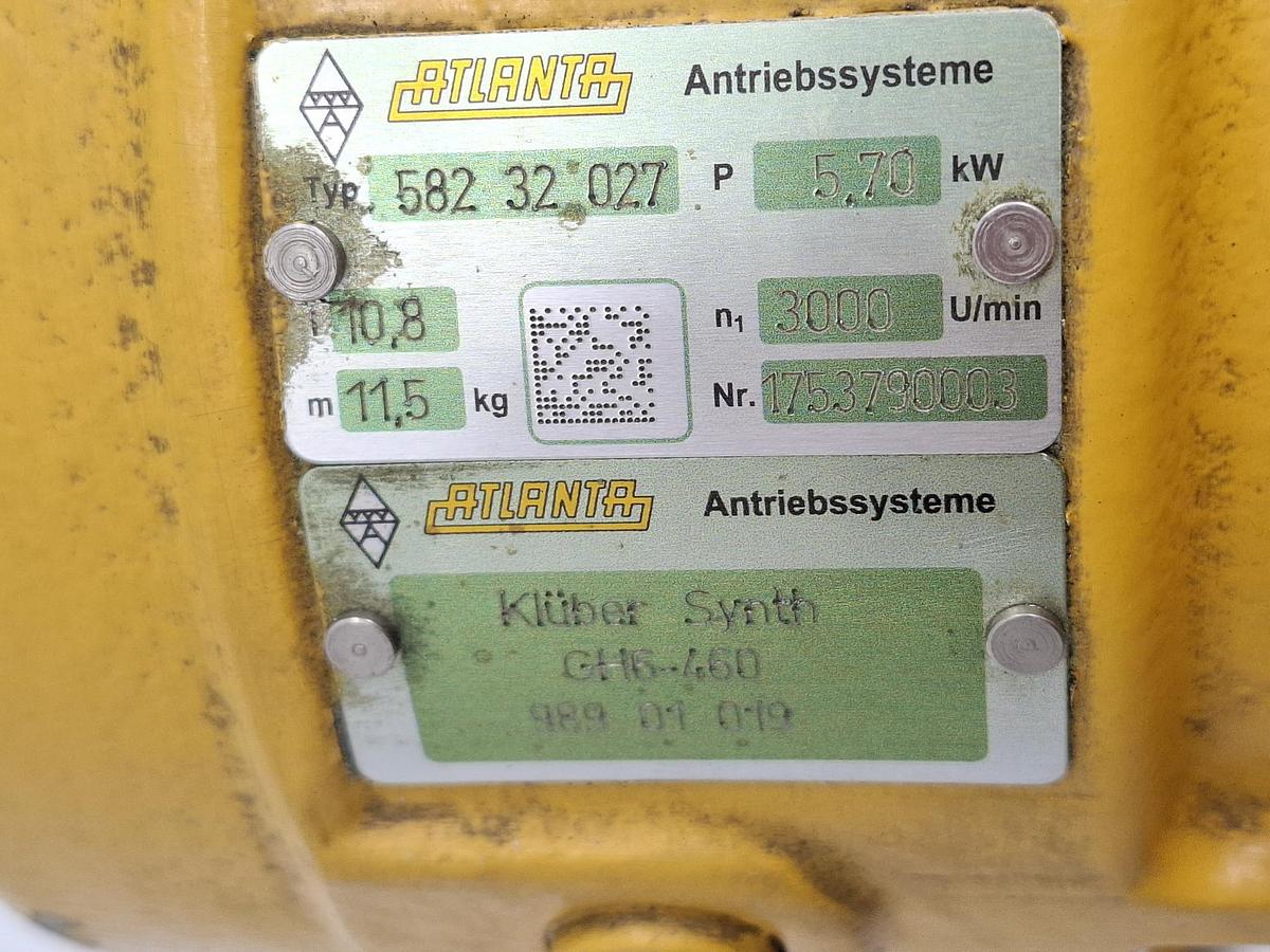 Planetengetriebe, 582 32 027,  n1 3000rpm, i=10,8, 5,7KW, Atlanta, neuwertig