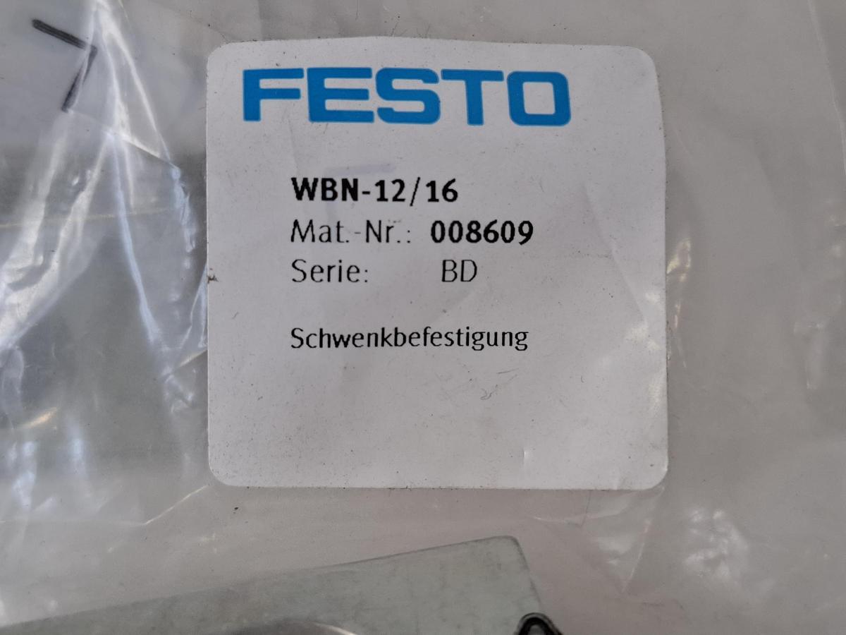 4 Stück Schwenkbefestigung, WBN-12/16, 8609, Festo, neu
