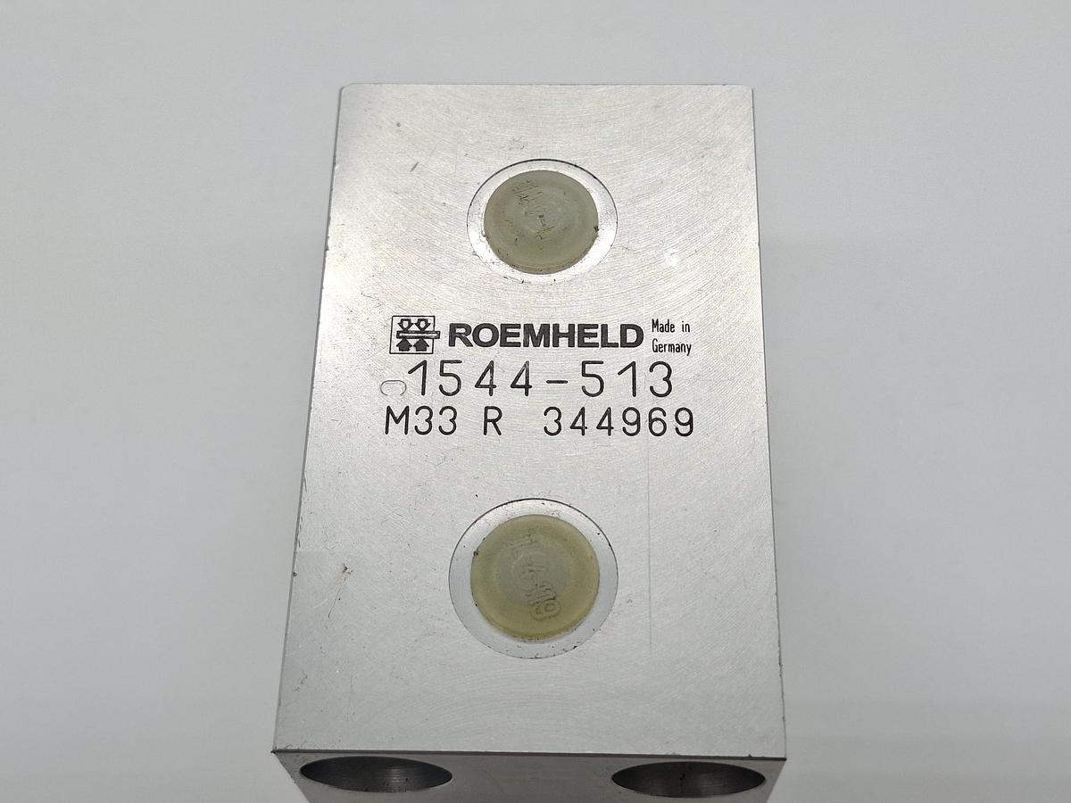 Blockzylinder, Hub 25mm, Kolben D32mm, 350bar, 1544-513, Roemheld, neuwertig