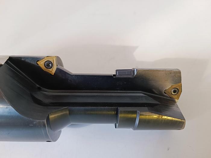 Ausdrehwerkzeug mit 6 neuen Wendeschneidplatten, KUB ABS 63, D51,5/68R, Komet, überholt-neuwertig