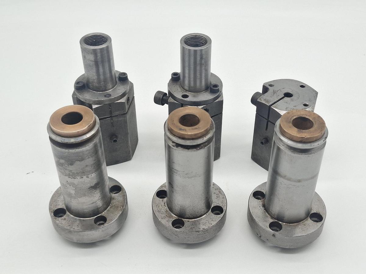 Gebraucht 3 Stück Halterungen für Säulenmessvorrichtung,  Frech/Müller Weingarten, gebraucht