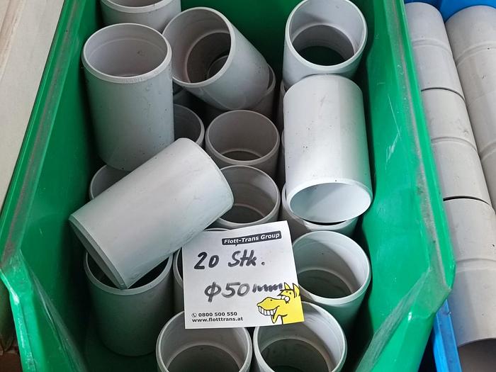 680 Stück Steck und Haftmuffen zur Elektroverrohrung, 16, 25, 29, 37, 45, 50mm, , neuwertig