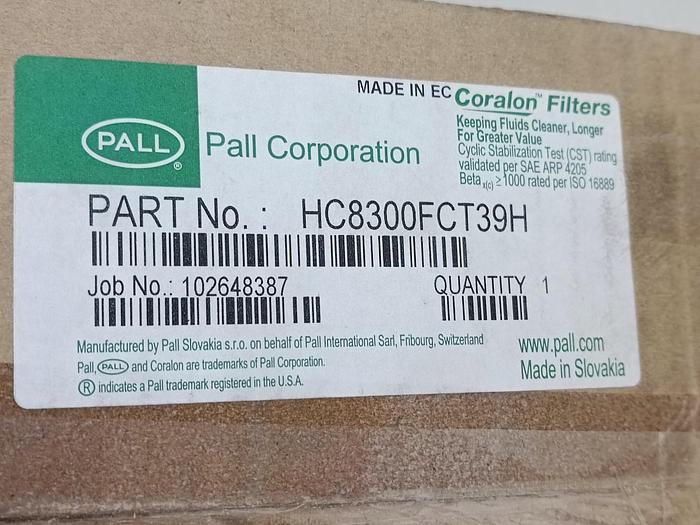 Feinfiltereinsatz Corolan, 982mm x D151mm, HC8300FCT39H, Pall, neu