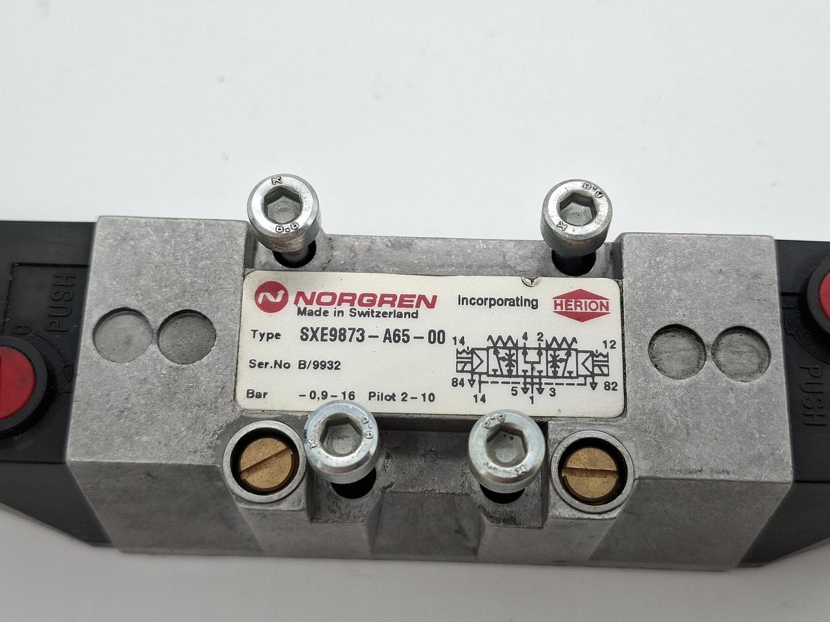 Grundplattenventil, 5/3 Wege, SXE9873-A65-00, Norgren, neu