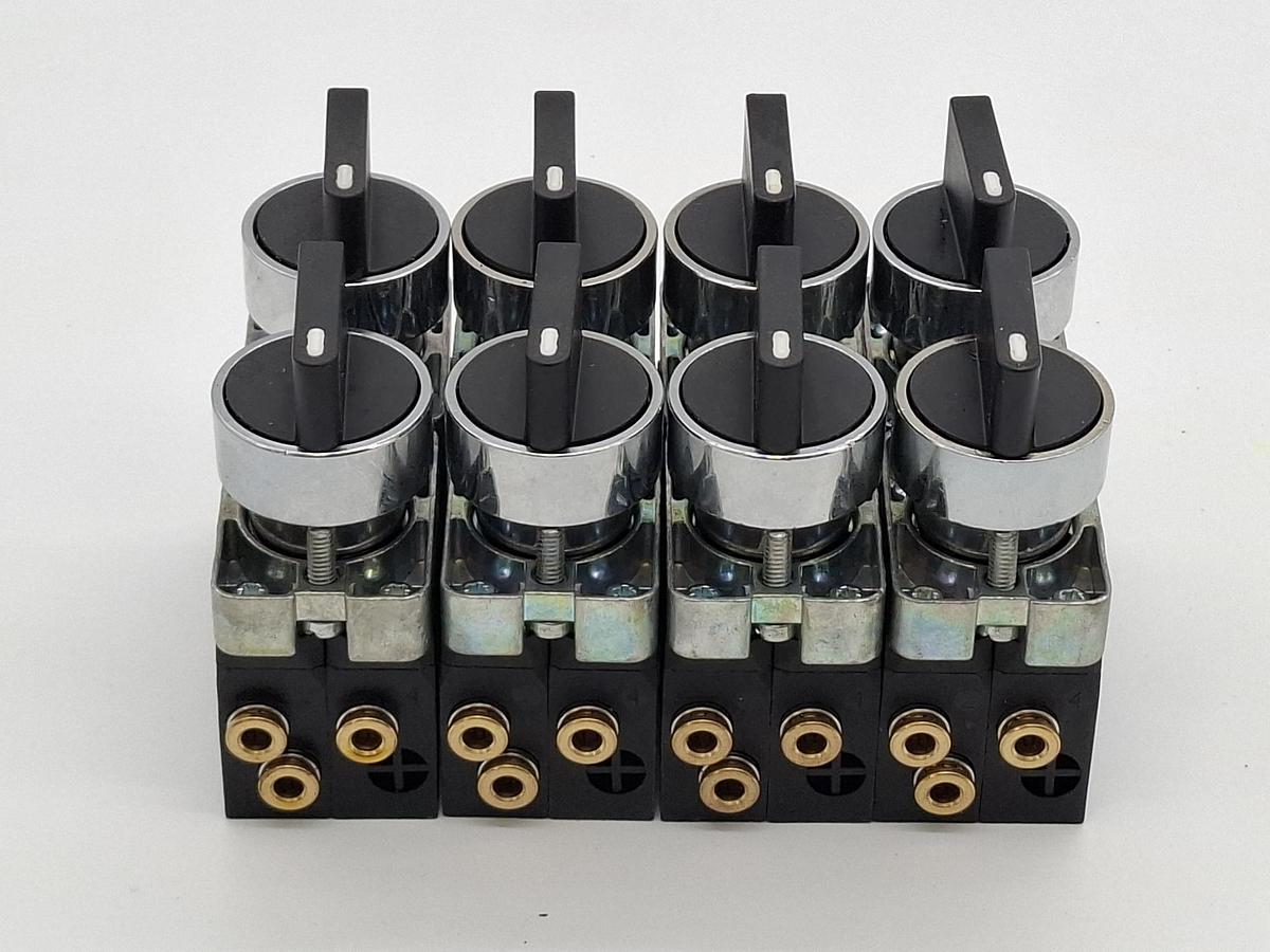 2 Stück Pneumatik Schalter, 5/3 Wege, 104.53.32.6.30.1L, Pneumax, neu