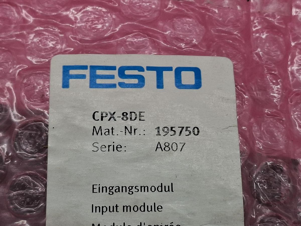 Eingangsmodul, 195750, CPX-8DE, Festo, neuwertig
