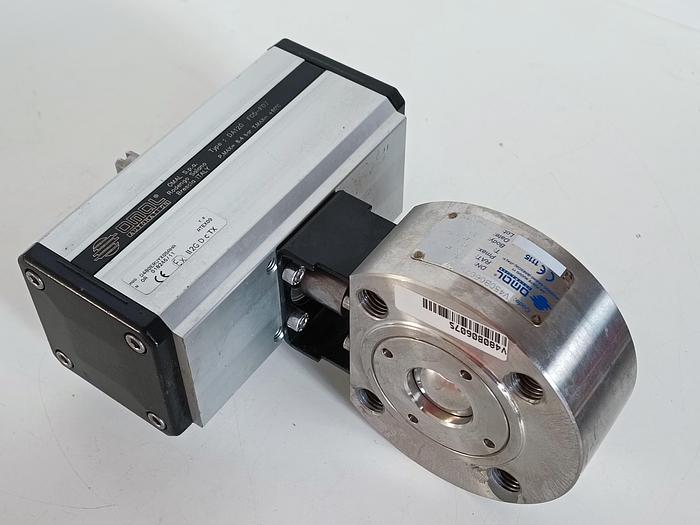 Gebraucht Edelstahl Kompakt Kugelhahn mit Pneumatikantrieb, getestet, DN32, Omol, gebraucht