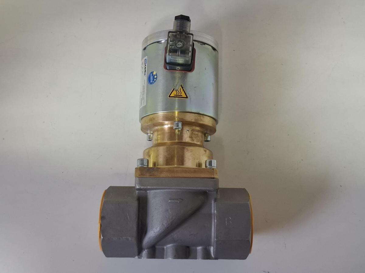 Lateral Ventil, DN50, G2, 24V DC, 0-10bar, RSV 50 NC, Coax, neu