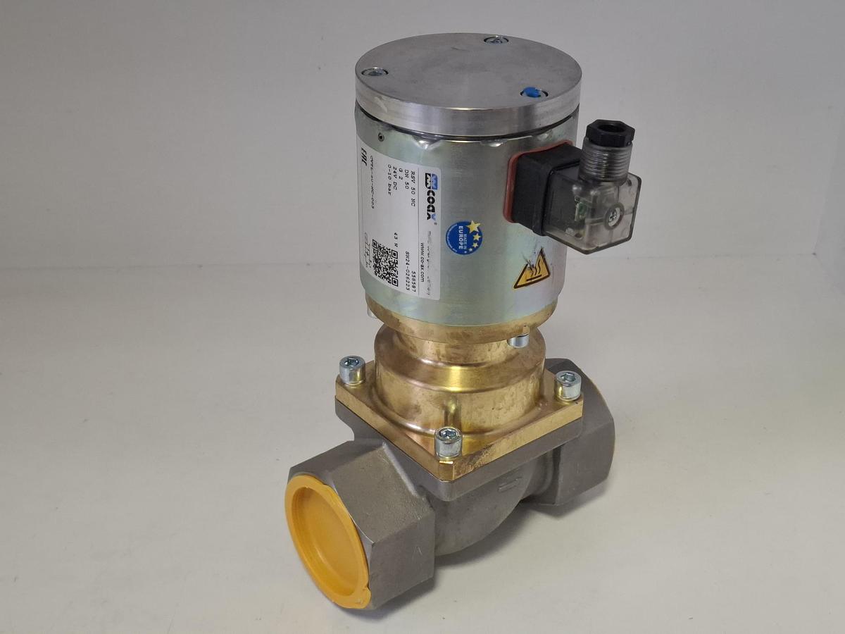 Lateral Ventil, DN50, G2, 24V DC, 0-10bar, RSV 50 NC, Coax, neu