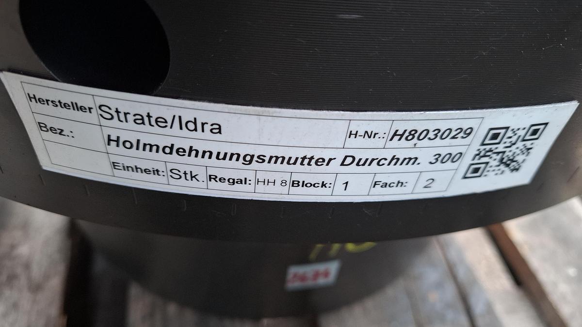Holmdehnmutter für Druckgussmaschine IDRA2500, TR300x10, 41460006160202, Idra, neu