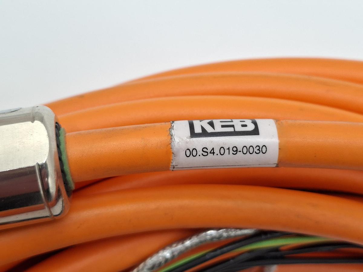Motorleitung, Leistungskabel, 30m, 00.S4.019-0030, KEB, neu