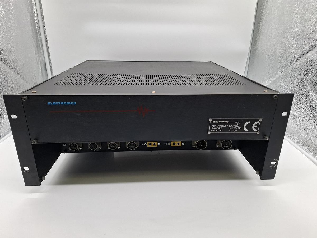 Gebraucht 3 Steuerungen + 4 Industrie Bildschirme, Product control + …, Electronics GmbH, gebraucht