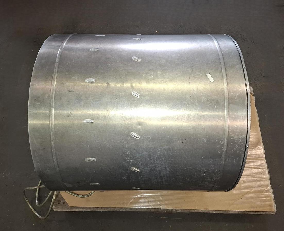 Gebraucht Hochdruck Rohrventilator aus Alu, AD710mm, TDE 500 D4, Ruck, gebraucht