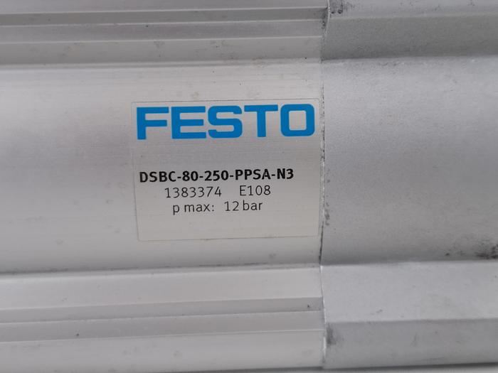 Gebraucht Pneumatik Normzylinder, DSBC-80-250-PPSA-N3, 1383374, Festo, gebraucht