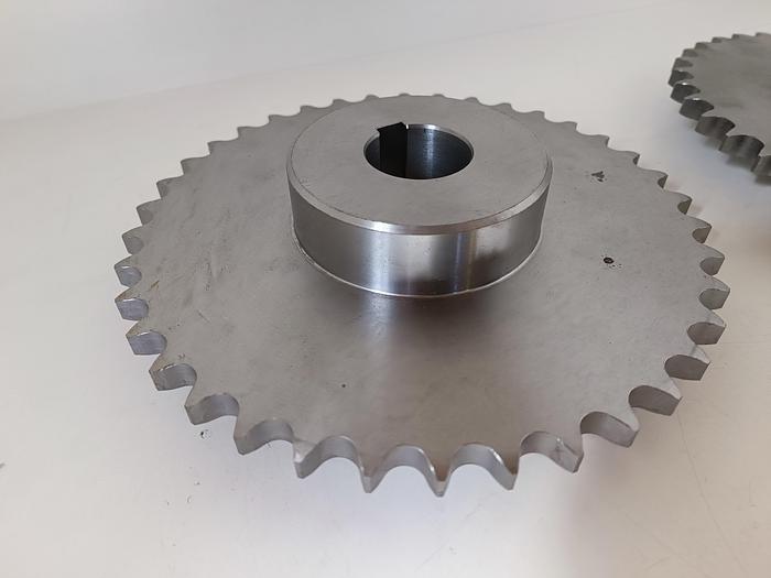 2 Stück Kettenrad, 12B 1B38, SKF, neu