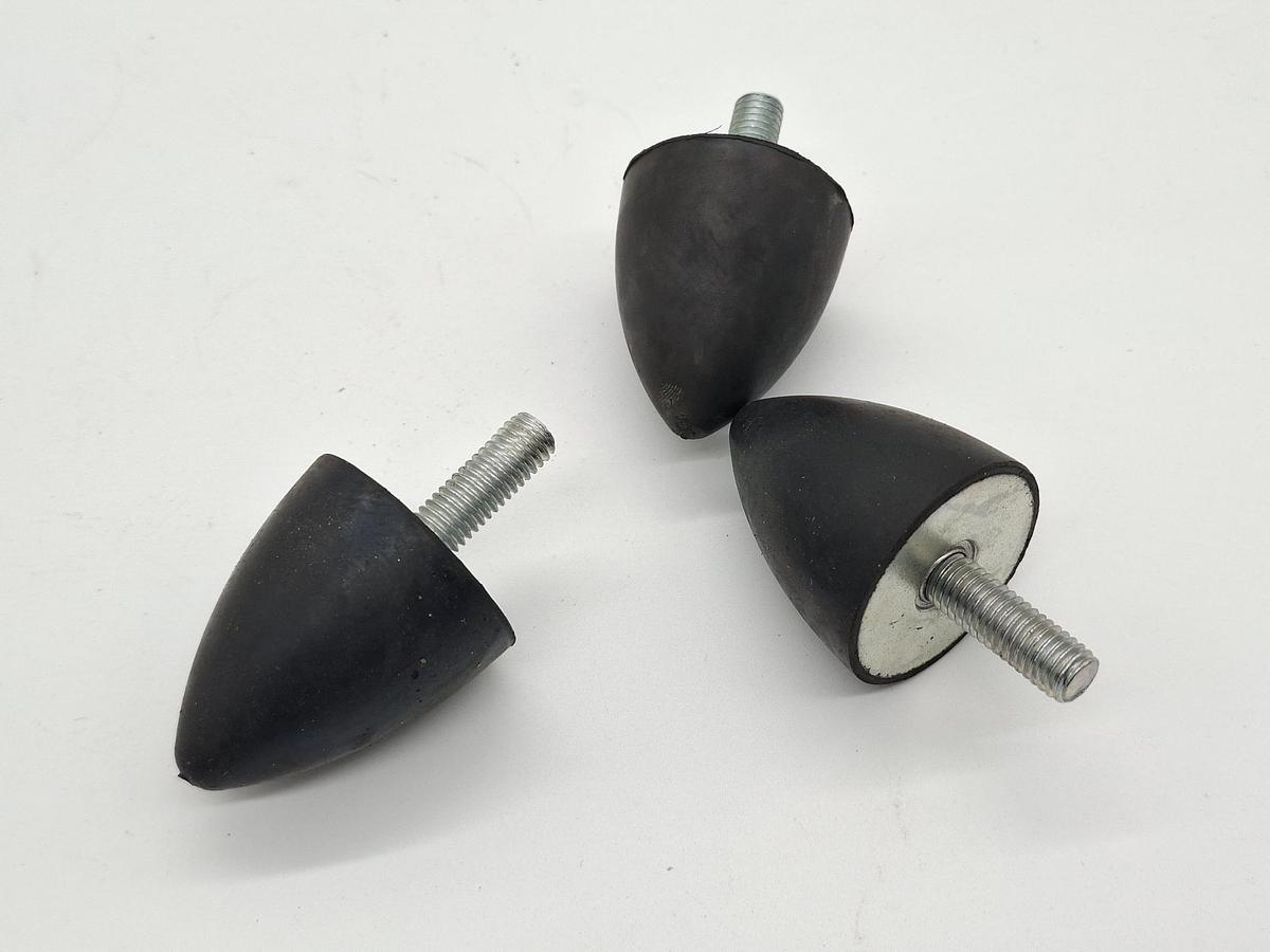 8 Stück Schwingungsdämpfer, Gummipuffer, Silentblock, D35 x 40mm, M8 , neu