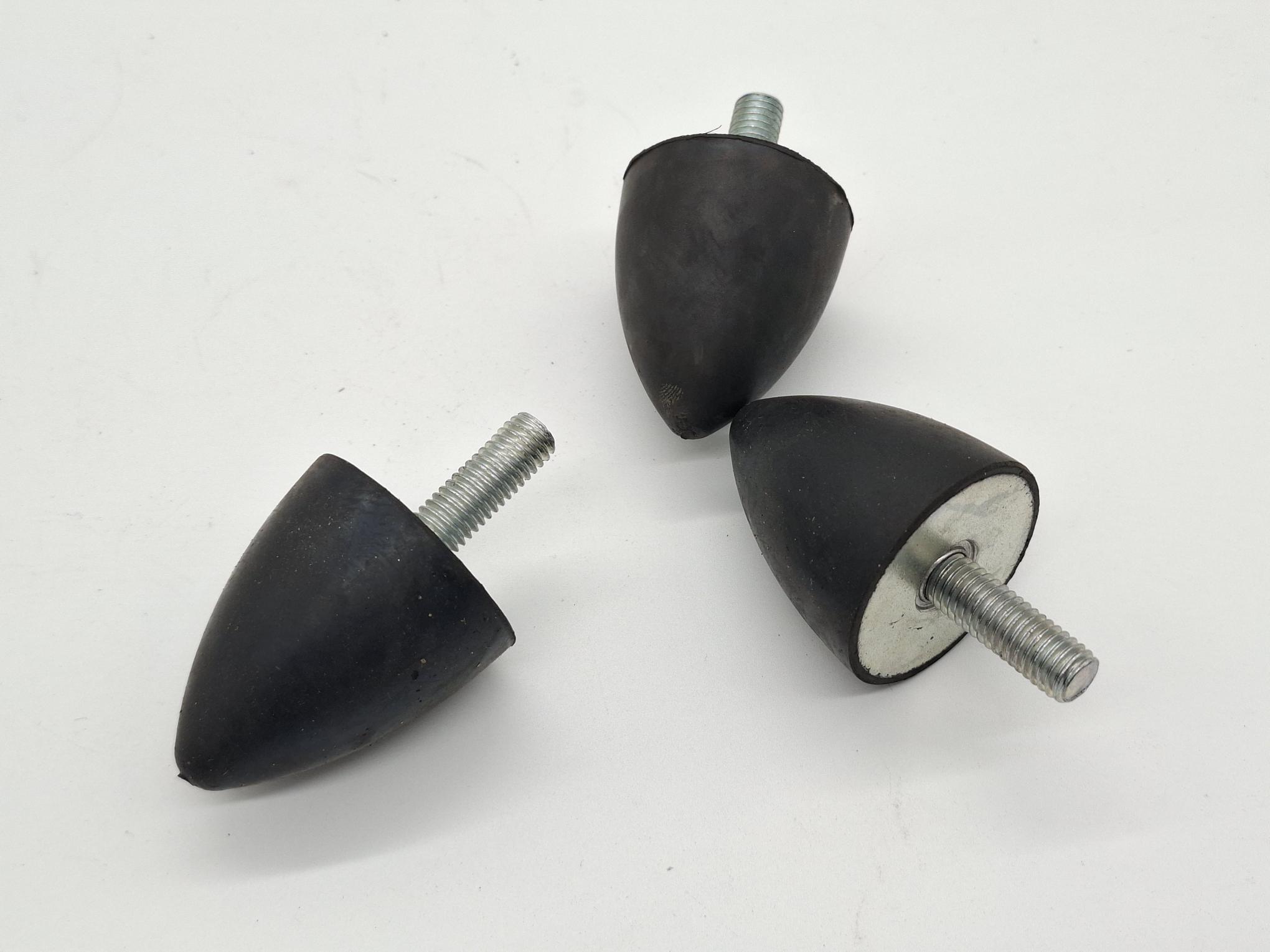 8 Stück Schwingungsdämpfer, Gummipuffer, Silentblock, D35 x 40mm, M8 , neu