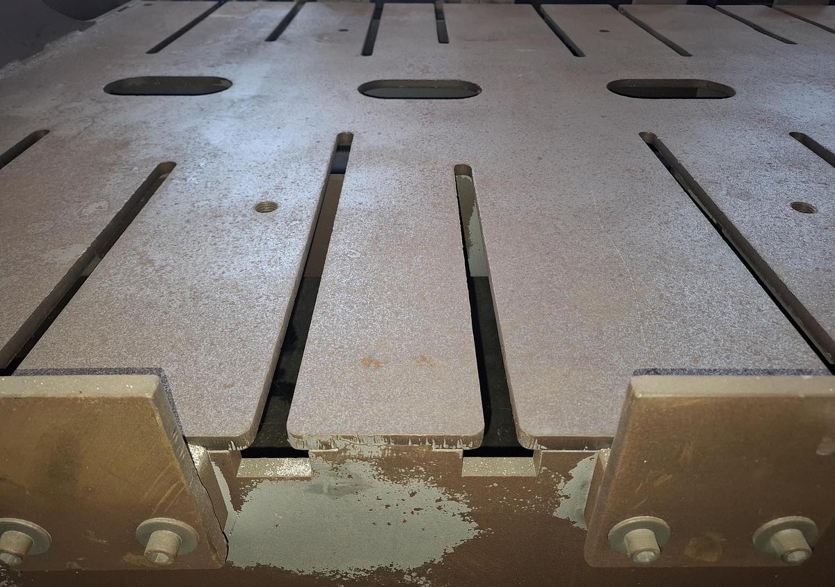 Gebraucht Platte für Schweisstisch, 225 x 140cm, 15mm, ca. 600kg