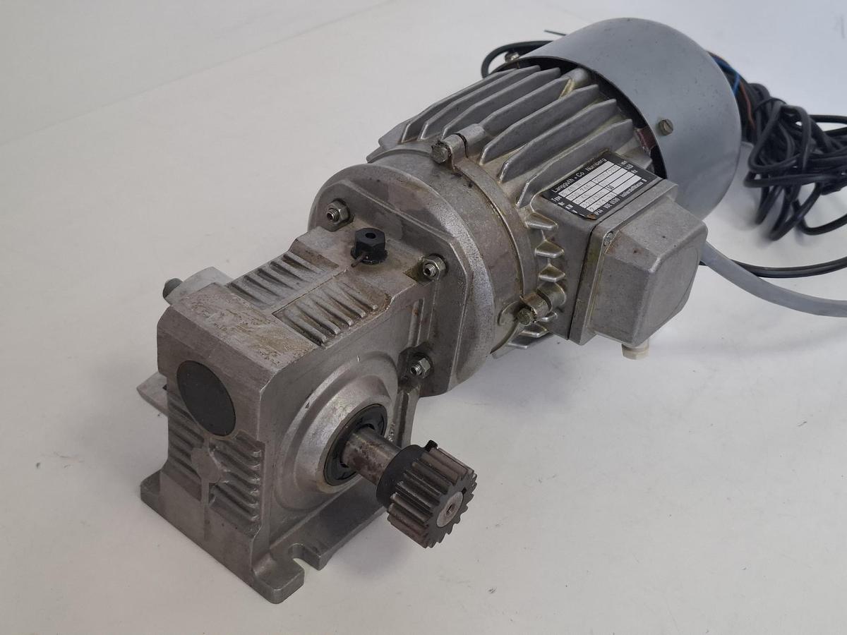 Gebraucht Winkelgetriebemotor, 2800/280/min, I=10:1, 0,55KW, 220/380V, S 40 N, Langguth, gebraucht