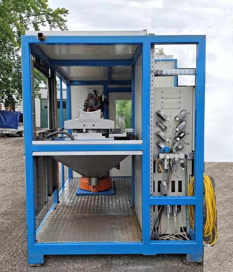 Gebraucht Komplette Bearbeitungszelle mit Roboter und …, RB4400 SC…, ABB, gebraucht