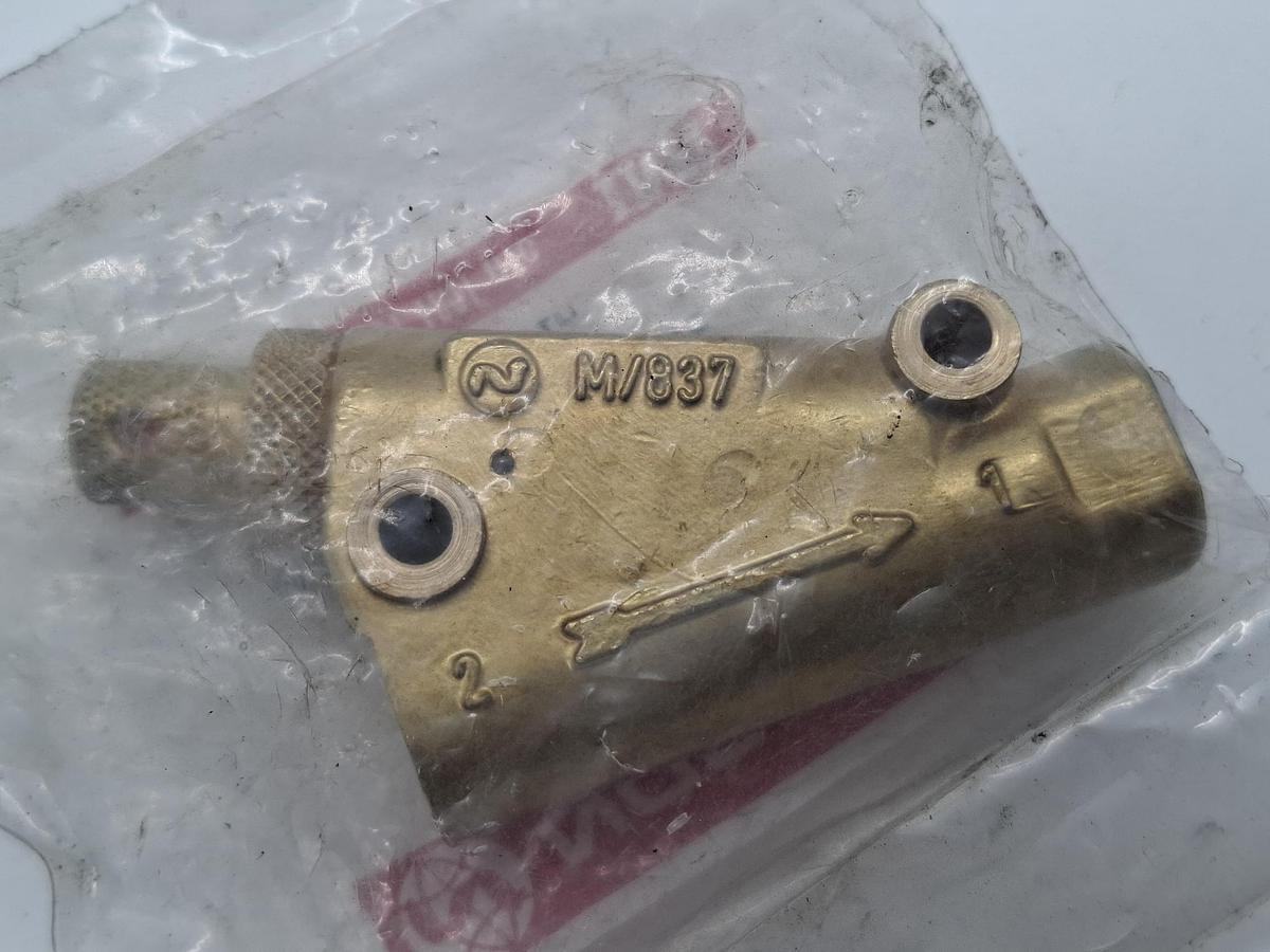 Drossel Rückschlagventil, G1/4", M/837, Norgren, neu