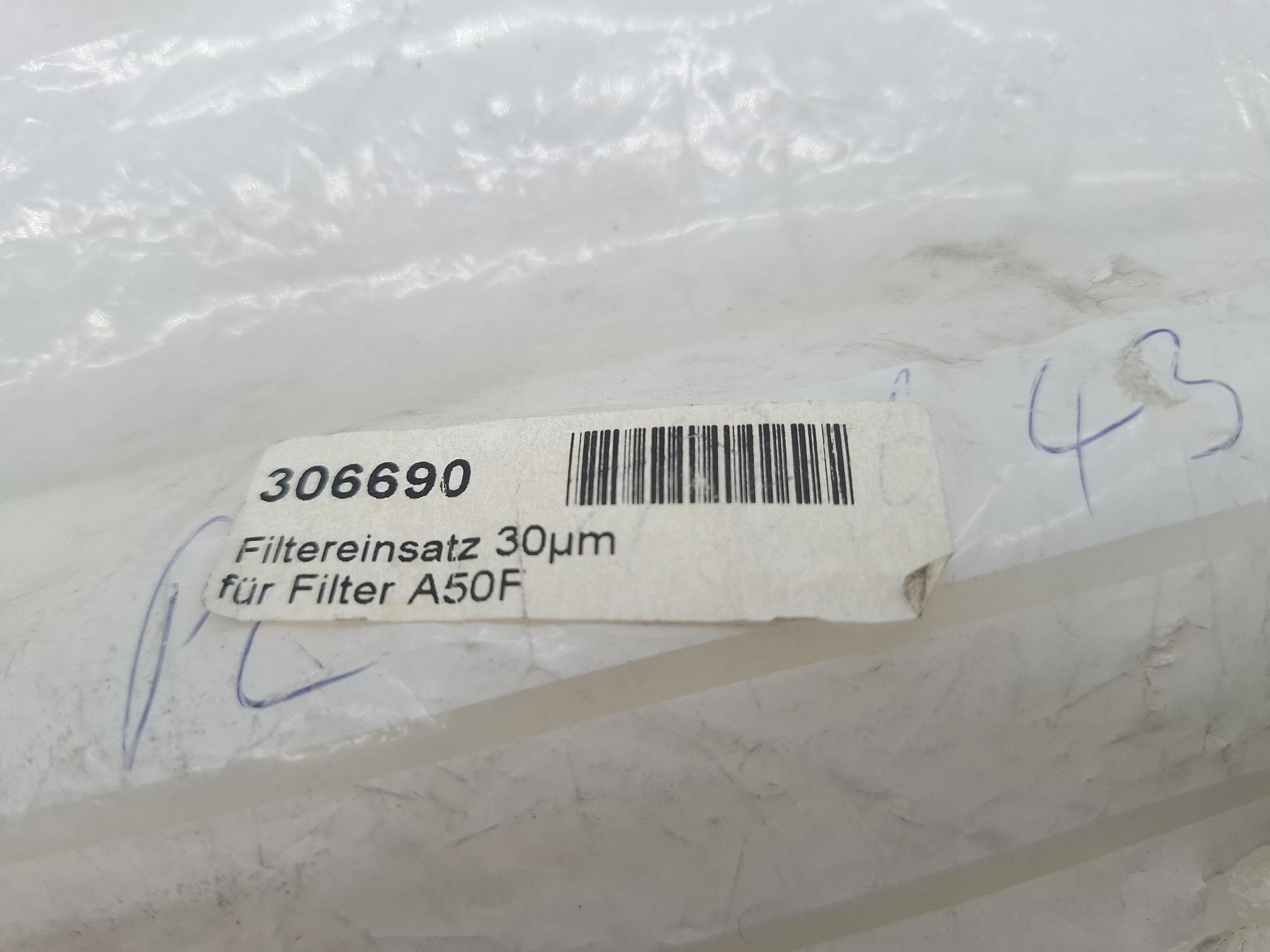 Filterelement Polyglas für A50F, 30ym, D70/D60x221mm, 306690 Trumpf, neu