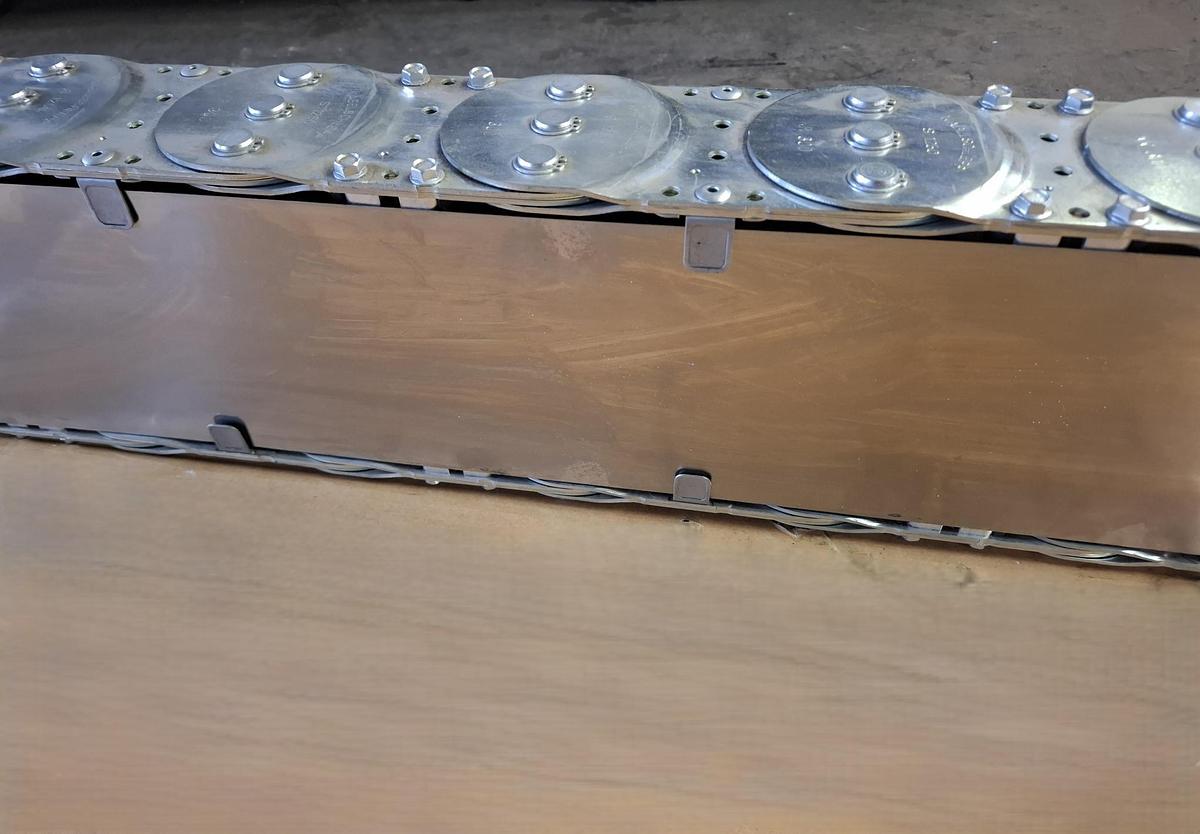 Geschlossene Metall Energiekette, S1250.171-RM-300-St-4000, Kabelschlepp, neuwertig